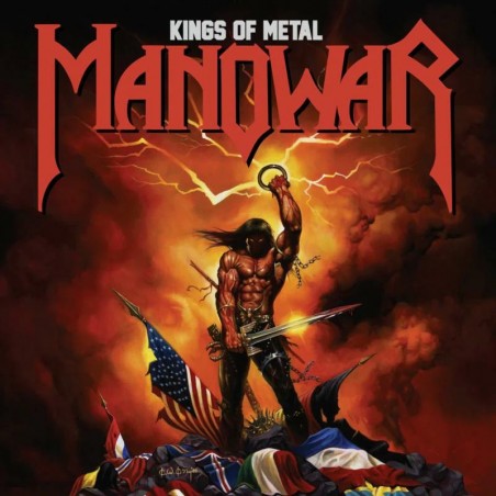 Manowar - Kings Of Metal   (LP Azul)